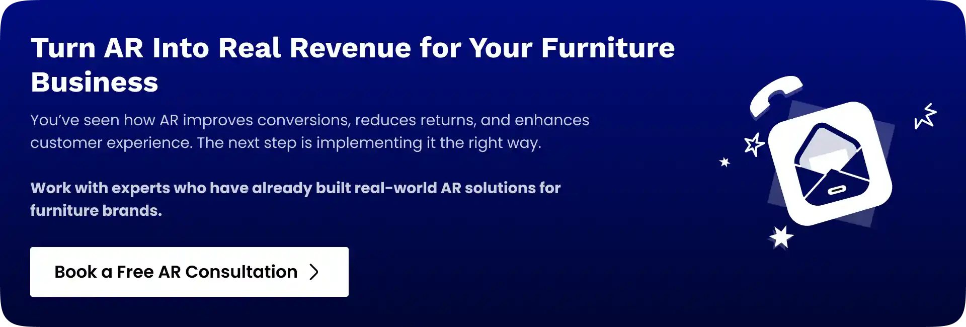 AR for furniture solutions