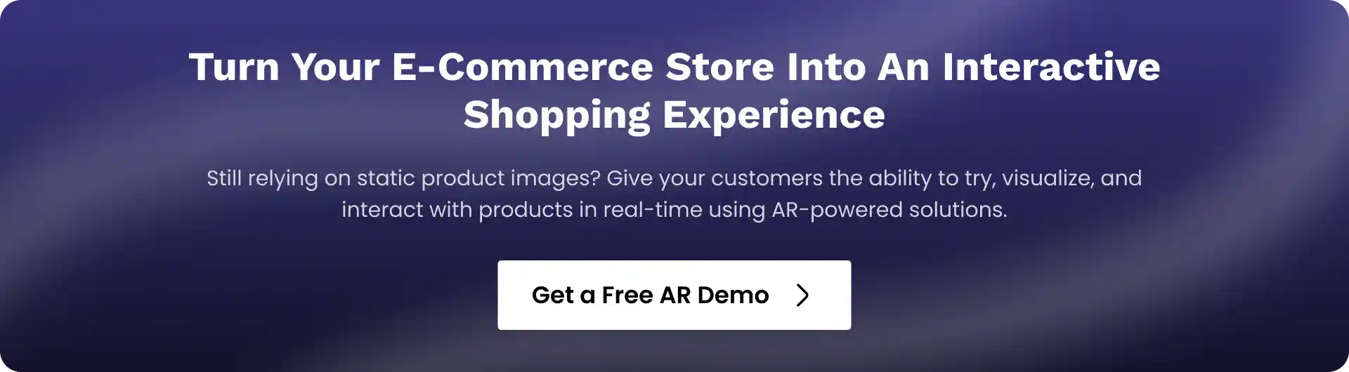 AR Solutions for E-commerce