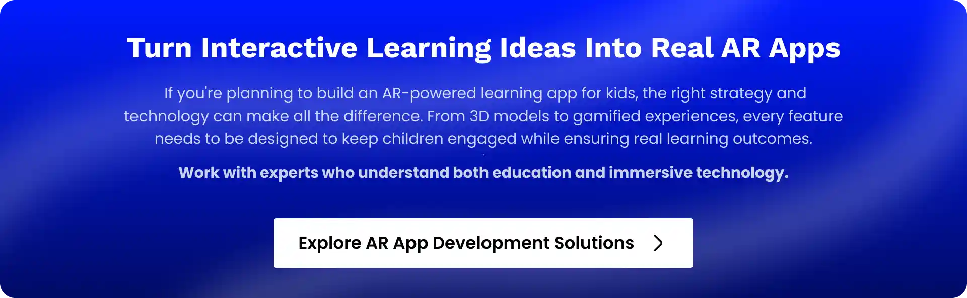 AR Education App Development Services
