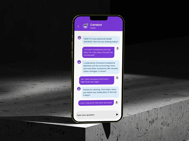 AI Carebot: Healthcare Chatbot
