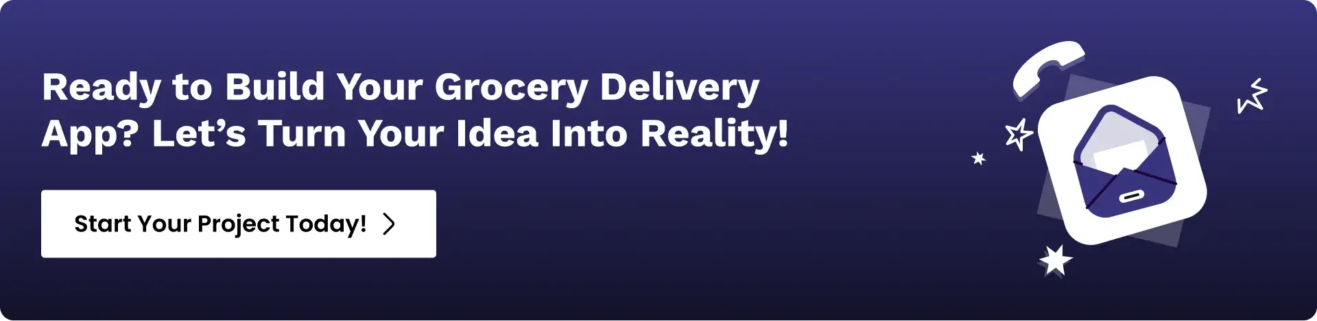 Grocery delivery app development