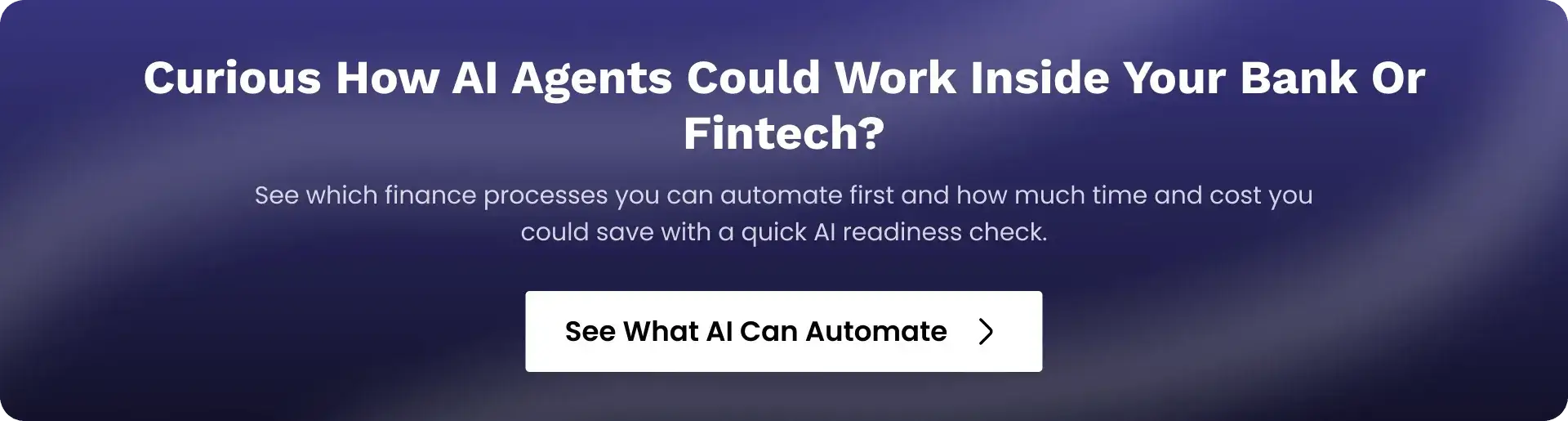 AI agents for fintech