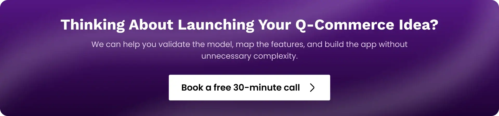 Build quick commerce app
