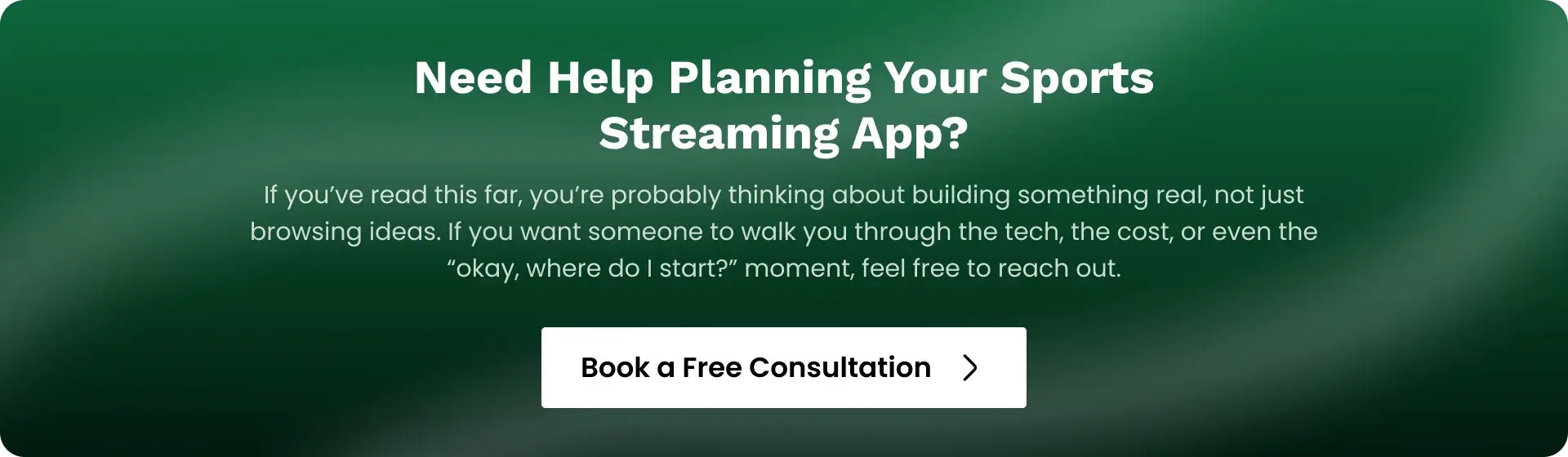 Sports streaming app development company