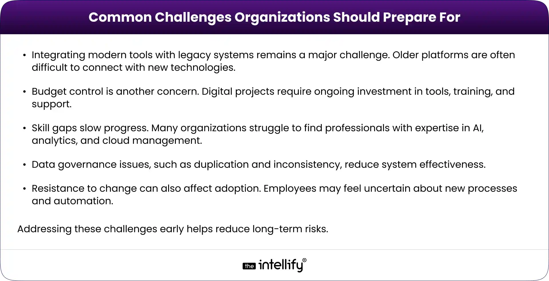 Challenges in digital transformation 