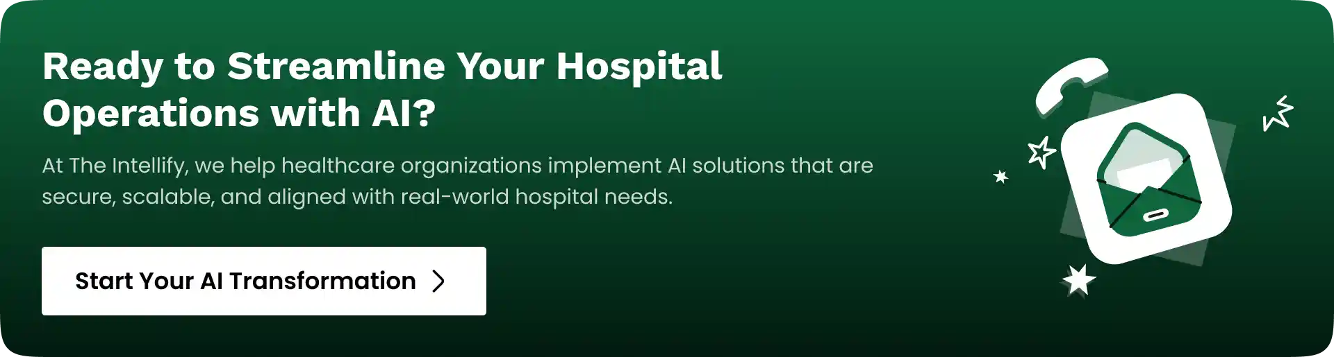 Hospital operations with AI