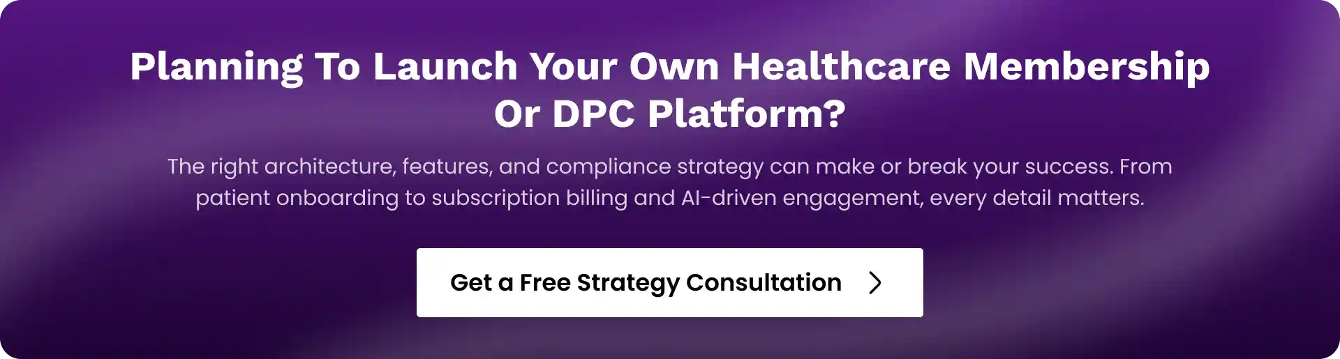 Healthcare membership app development