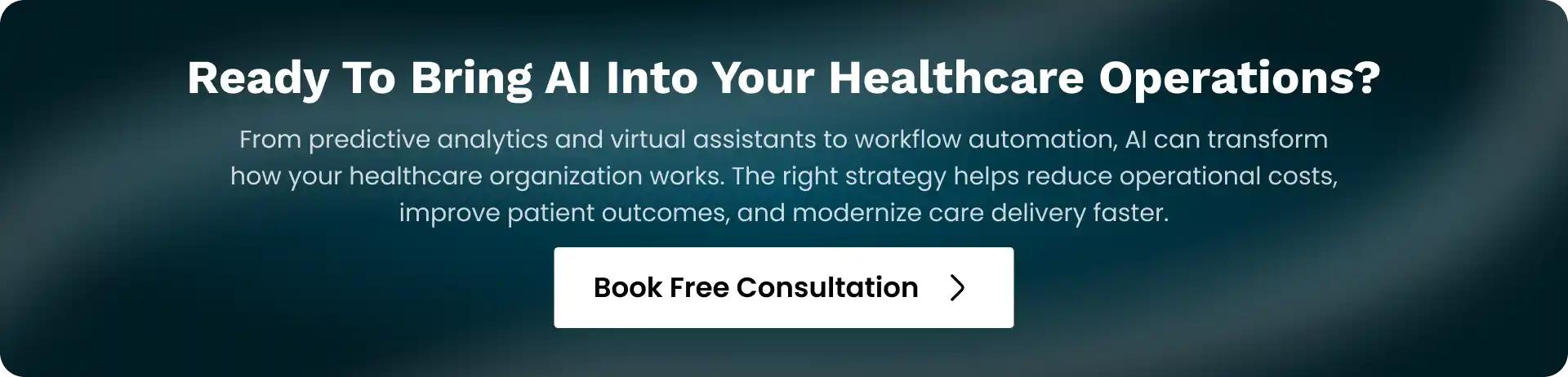 AI for Healthcare operations