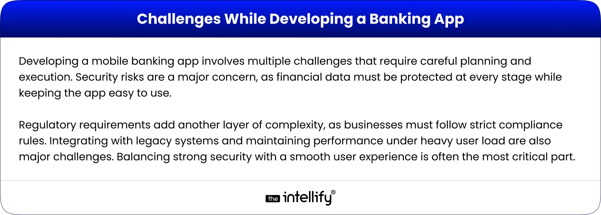 _Banking App Development Challenges