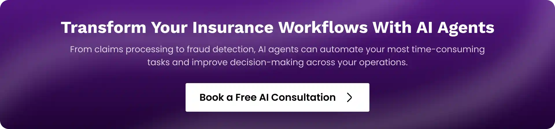 AI agent for Insurance workflow