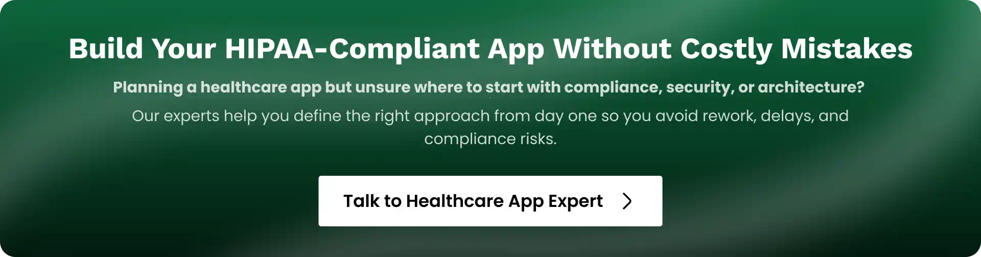 HIPAA Compliant mobile app development