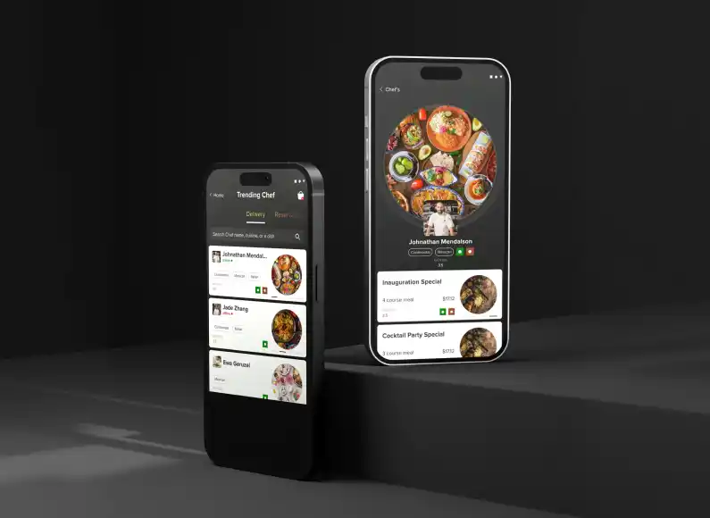 iChef – Food Ordering & Chef Booking